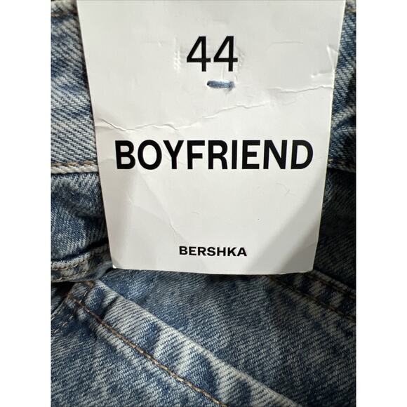 Bershka Boyfriend Wide Legs Jeans Womens Size 12 New $79 - Picture 12 of 15